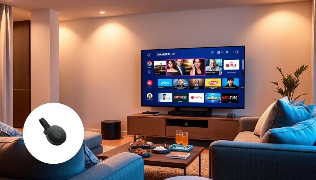 IPTV Smarters Pro on Chromecast