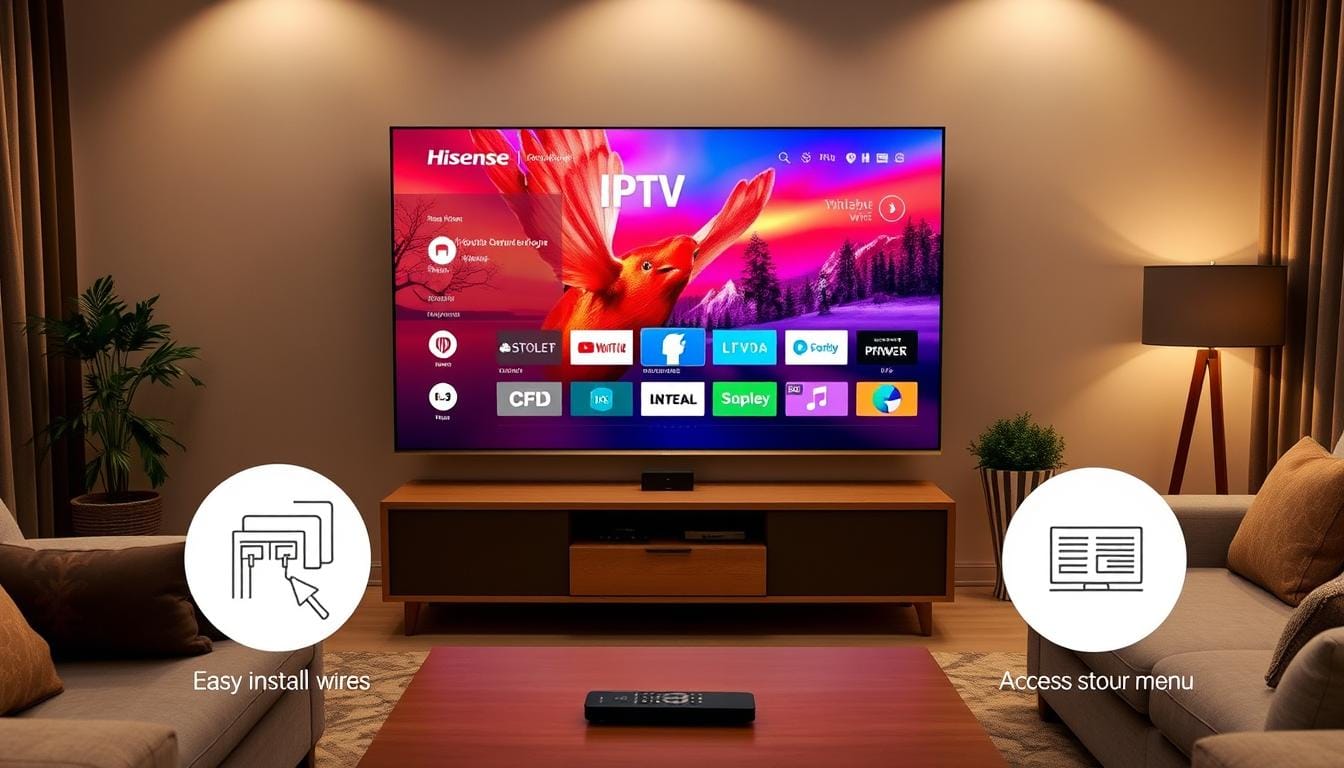 how to install iptv on hisense tv